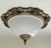 Plafon klasyczny patyna 29cm, lampa sufitowa